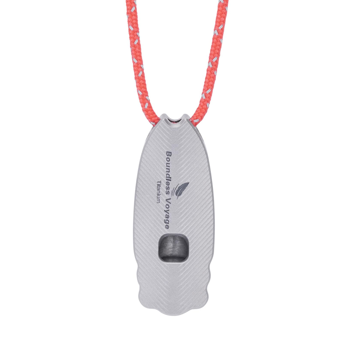 iBasingo 120dB Titanium Survival Whistle Compact Emergency - Image 1
