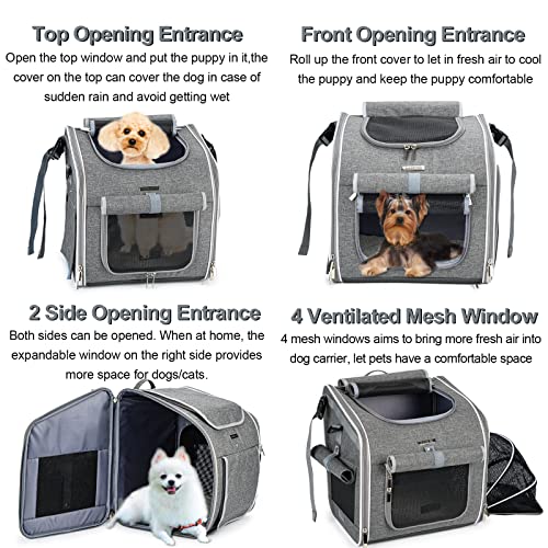 Dog Bike Basket, Expandable Soft-Sided Pet Carrier | Pet Essentials - Image 3