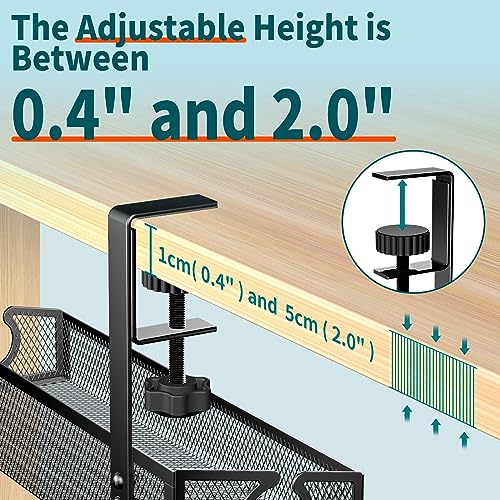 Under Desk Cable Management Tray Black, No Drill Desk | Hand Tools - Image 7