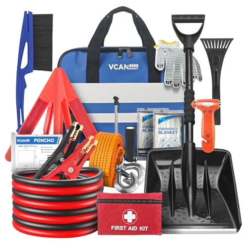 Car Emergency Kit with Jumper Cable, First Aid Kit - Image 2
