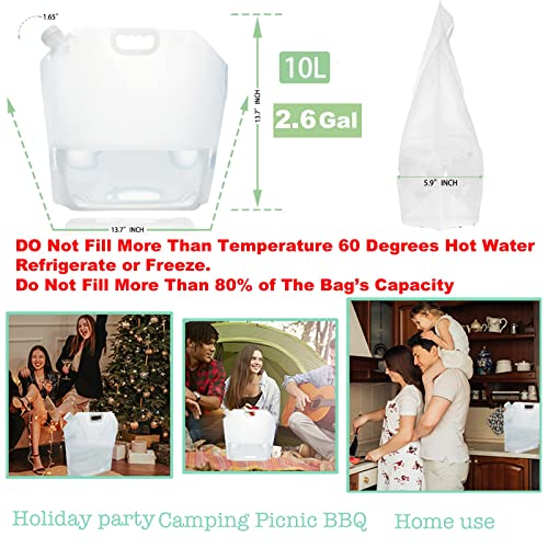 63 Gallons (24 pcs, 2.6 Gallons Each) Water Storage Containers - Image 5