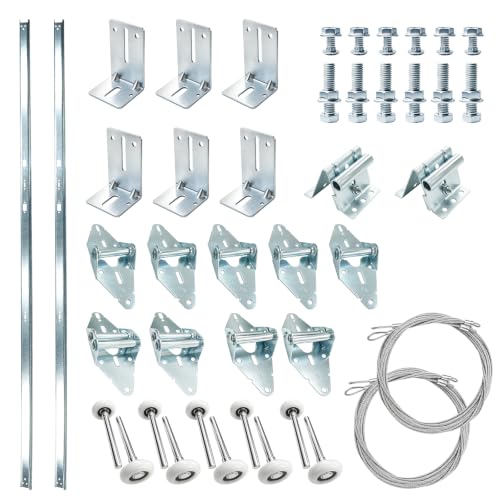 Garage Door Vertical Track Rail Replacement Kit for 7' Height - Image 2