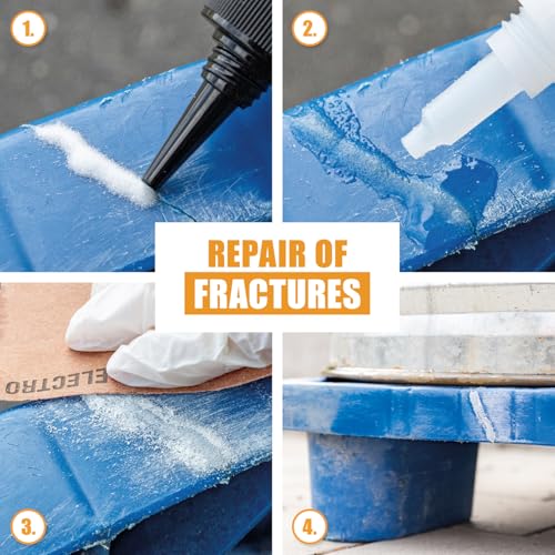 Plastic Repair Kit 3.9 oz - Super Glue with White Filler | Home Repair - Image 6