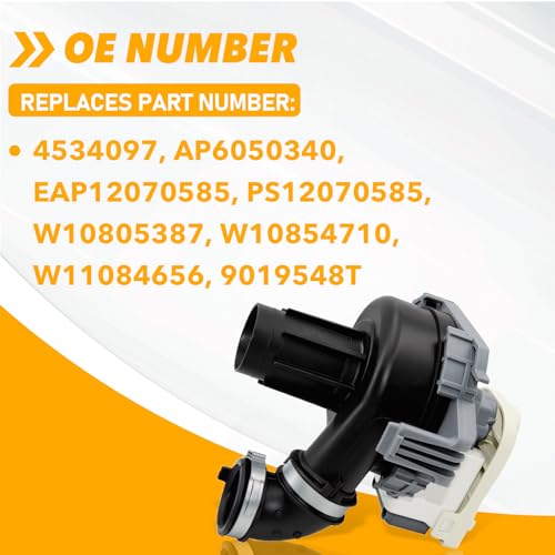 W11084656 Dishwasher Circulation Pump Assembly | Kitchen Essentials - Image 6