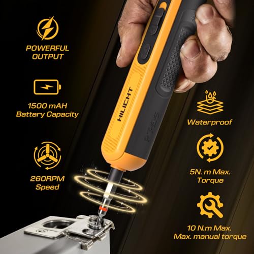 4V Cordless Electric Screwdriver Set, 26 S2 Bits, USB-C, LED - Image 5