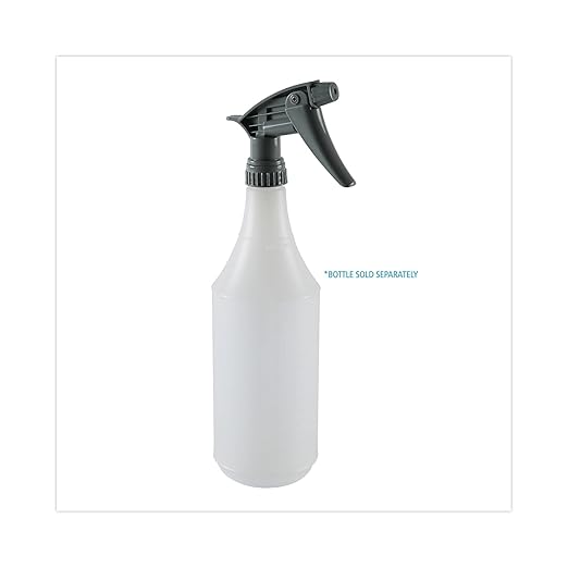 Boardwalk BWK72108 Chemical-Resistant Trigger Sprayer 320CR, Gray, 7-1/4"Tube (Case of 24)