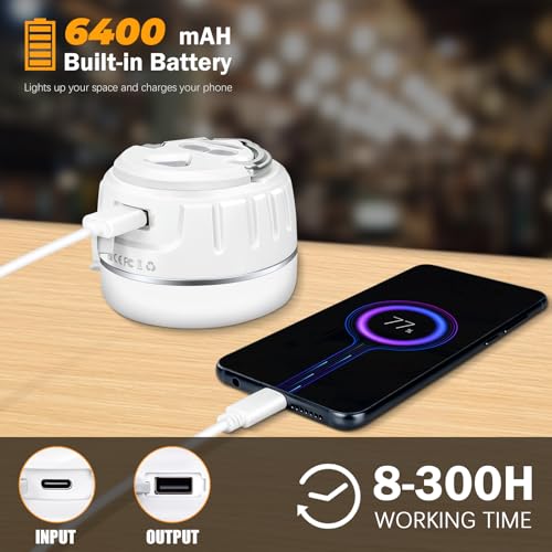 Yonktoo Rechargeable LED Camping Lantern 1000LM, 300H Runtime - Image 4