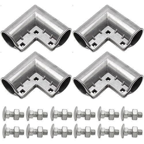 MDEOOSKY 4pcs Chain Link Fence Gate Corners Chain Link - Image 2