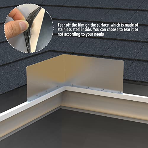 2 Pcs Gutter Valley Splash Guards, Rain Gutter Valley Roofing - Image 7