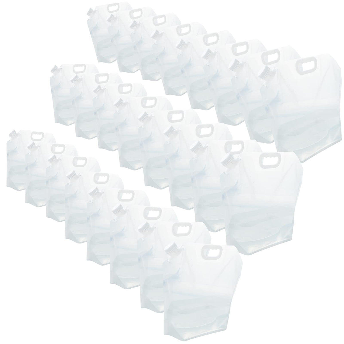63 Gallons (24 pcs, 2.6 Gallons Each) Water Storage Containers - Image 1