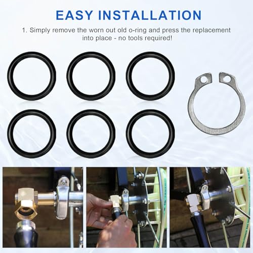 Garden Hose Reel O-Ring, Replacement for Liberty Garden 4000 Kit - Image 6