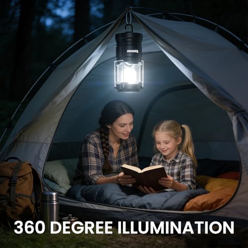 4-Pack Camping Lanterns,LED Lights Powered By Battery - Image 7
