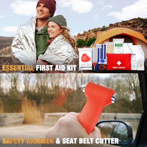 Jump Starter with Air Compressor Car Emergency Kits for Vehicles - Image 7