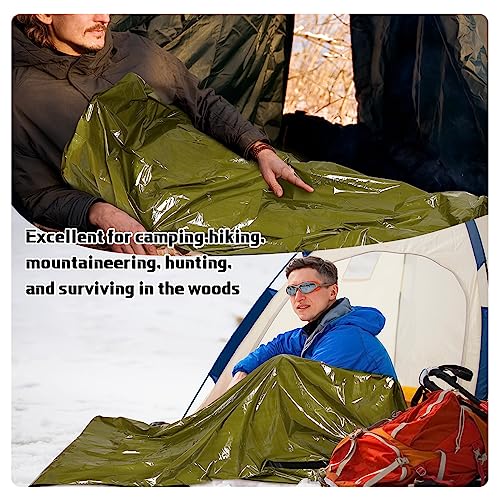 Mixweer 12 Pcs Emergency Sleeping Bag Portable Survival - Image 7