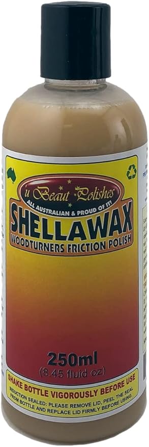 Penn State Industries U-Beaut Polishes PKSWAXL1 Shellawax Liquid Friction Polish Woodturner's Finish (250ml (8.45 fl oz))