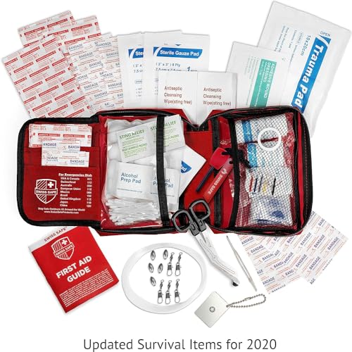 Swiss Safe 200 Pcs First Aid Kit for Camping, Travel - Image 5