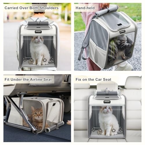 Cat Carrier Backpack, Large Pet Carrier Backpack - Image 7