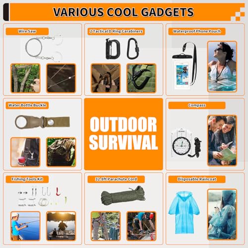 Survival Kit, Gifts for Men Women Teen Boys - Image 7