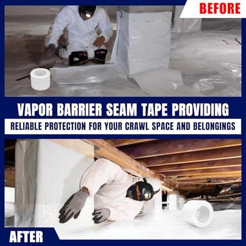 Vapor Barrier Tape, 3" Wide x 180' Long - Image 6