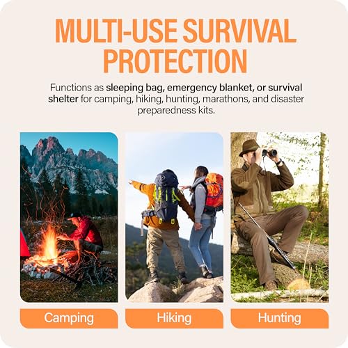 Primacare CB-3684-2 Pack of 2 Emergency Sleeping Bags - Image 5