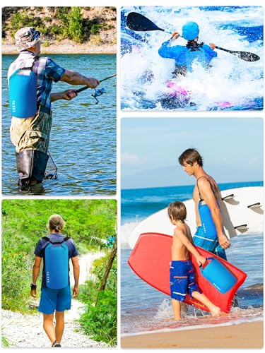 HEETA Waterproof Dry Bag Backpack with Emergency Whistle - Image 6