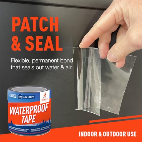 Firebelly Clear Waterproof Tape for Leaks, Pool Patch - Image 5