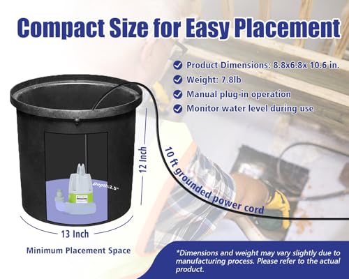Green Expert 1/2 HP Submersible Utility Pump, 2500 GPH - Image 3