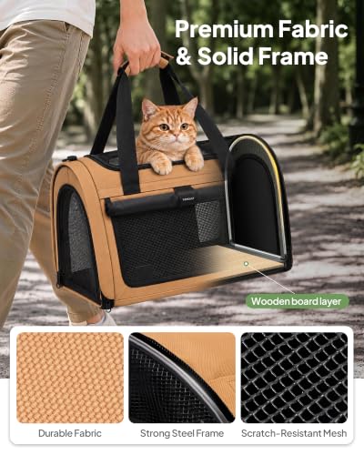 Backpackable Cat Carrier 17"x11"x11", Soft-Sided | Pet Essentials - Image 6