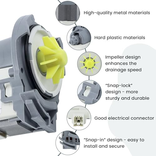 W10348269 W10084573 Dishwasher Drain Pump Compatible - Image 4