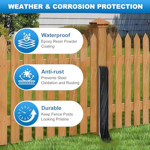 Fence Post Repair Kit, Heavy Duty Post Anchor Ground | Home Repair - Image 4