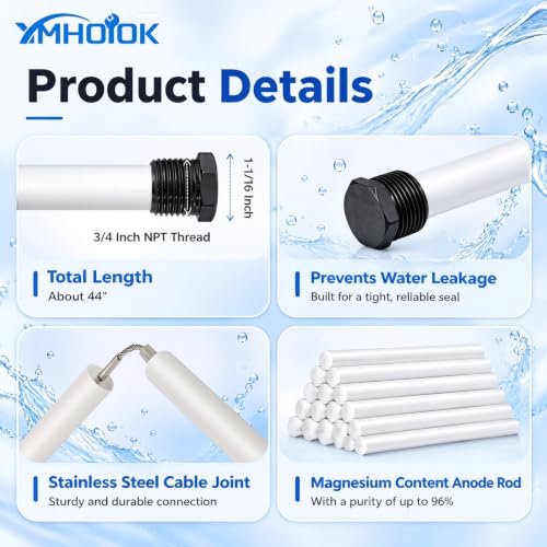 44" Flexible Magnesium Anode Rod for Hot Water Heater - Image 4
