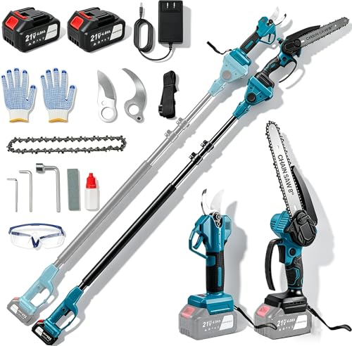 4 in-1 Brushless Cordless Pole Saw & Pruning Shears Max - Image 2