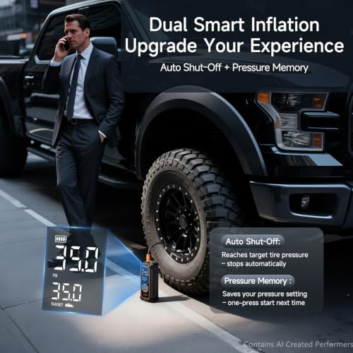 OlarHike Tire Inflator Portable Air Compressor,3X Fast Inflation - Image 5