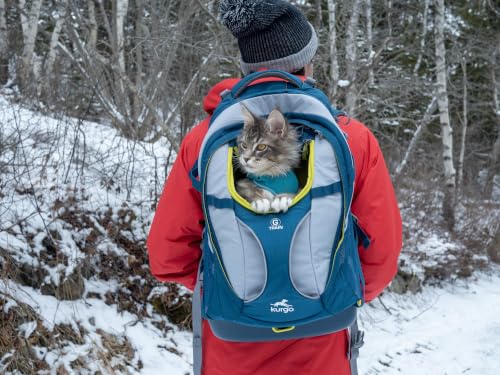 Kurgo G-Train Pet Carrier Backpack, Ink Blue - Image 3
