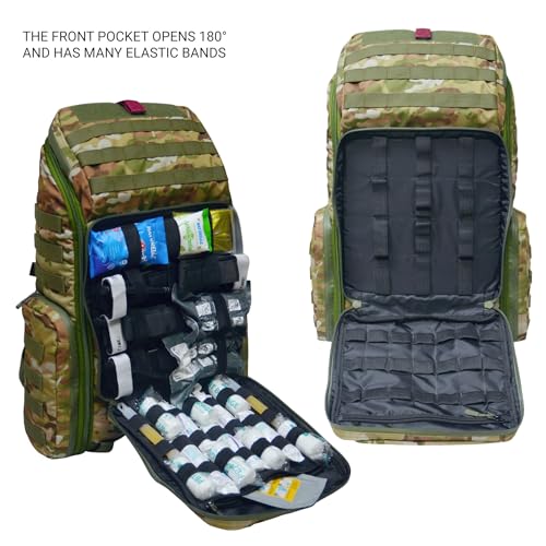 32L Tactical Medical Backpack, First Aid Empty Bag - Image 7