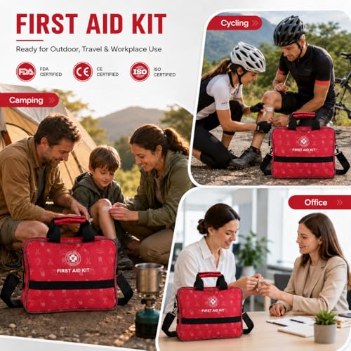 All-in-One Premium 530 Piece Emergency First Aid Kit - Image 6