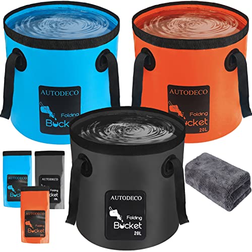Collapsible Bucket 5 Gallon Container Folding Water Bucket - Image 2
