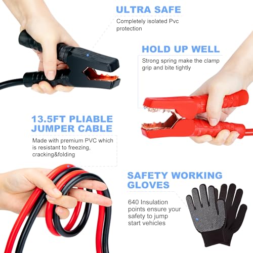 Roadside Car Emergency Kit - 136Pcs Premium Heavy Duty Car Safety - Image 4