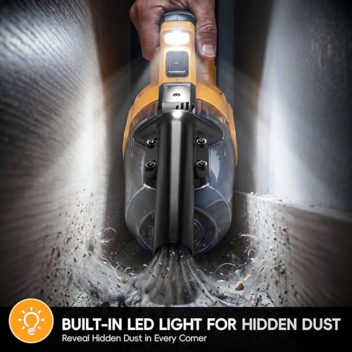 Cordless Handheld Vacuum Cleaner Compatible with DeWalt 20V - Image 6