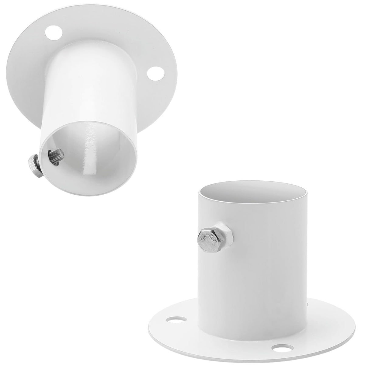 2 Pack Pool Ladder Brackets Deck Flanges, for Above Ground - Image 1