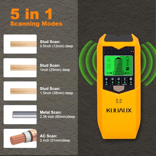 Stud Finder Wall Scanner, 5 in 1 Stud Detector with Smart - Image 4