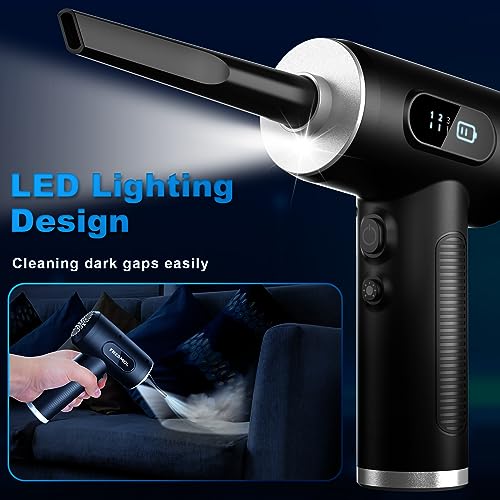 FRESMOL Compressed Air Duster, Rechargeable Cordless Electric Air - Image 4