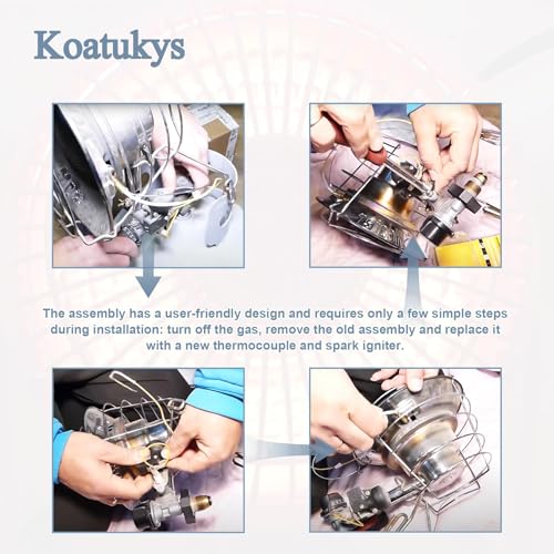 3PCS F237349 Propane Tank Top Heater Thermocouple Assembly - Image 7