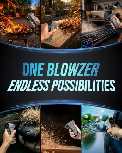 BLOWZER X6 Jet Powered Air Duster - Powerful Airflow, Endless - Image 4