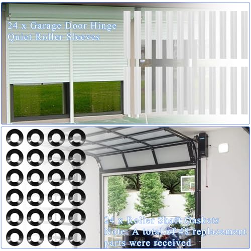 48pcs Garage Door Hinge Silent Roller Kit Contains Silent - Image 5