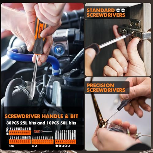 XOOL 368 Piece Home Repair Tool Kit with Drawer Toolbox | Hand Tools - Image 4