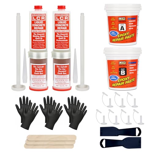 Polygem LCR Epoxy Concrete Crack Repair Kit - Stops Leaks - Image 2