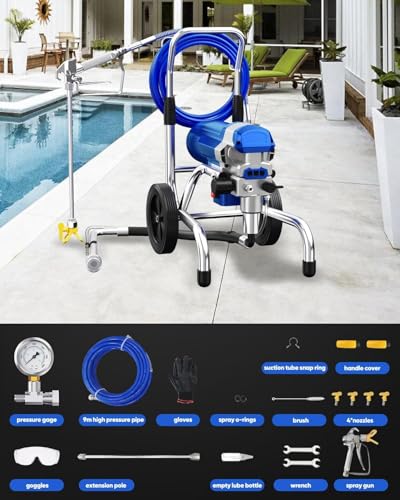 Airless Paint Sprayer, 1800W High Efficiency Electric | Home Repair - Image 3