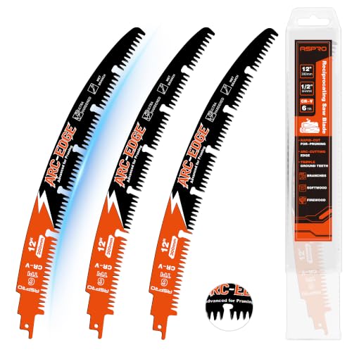 Arc Curved Reciprocating Saw Blades, 12 Inch 6TPI for Tree - Image 2