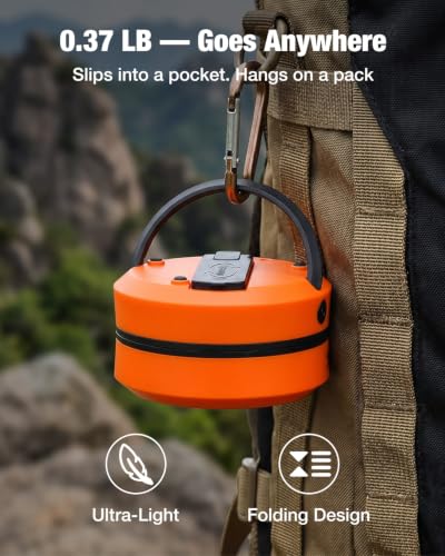 Hand Crank Camping Lantern 4 Pack,2-in-1 Collapsible LED Light - Image 6